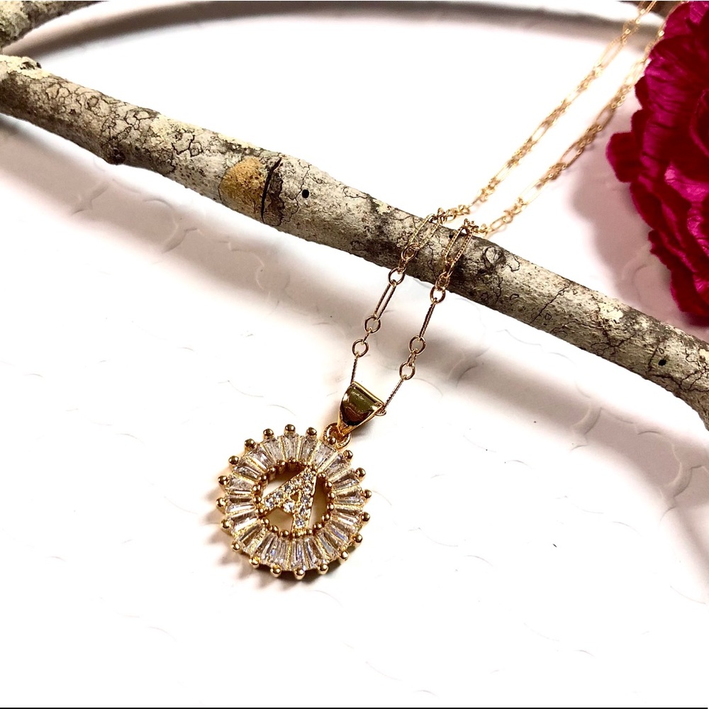 Initial A Necklace, Letter A, Personalized A, Boho - Picture 6 of 9